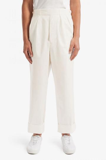 Fred Perry ST6002 Miesten Housut Valkoinen | FI 1699UZGT